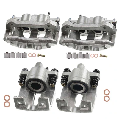 4 Pcs Front & Rear Disc Brake Calipers