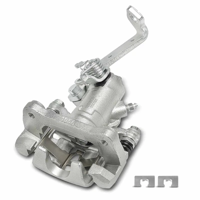 Rear Passenger Disc Brake Caliper with Bracket