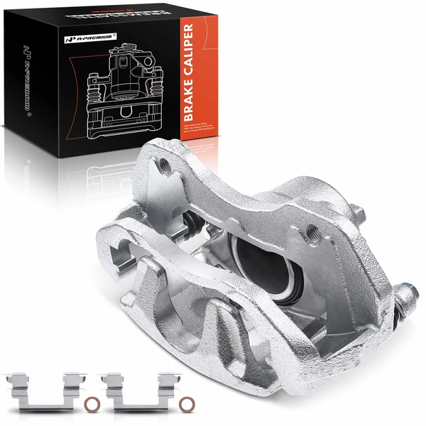 2004-2006 Mitsubishi Lancer 1-Pc Brake Caliper Front Right Passenger Side 1-Piston A-Premium APBC2583