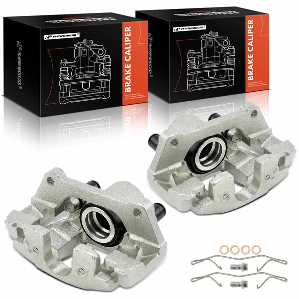 2-PC Brake Caliper, Front Driver & Passenger, 1-Piston, A-Premium APBC4056