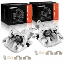 2 Pcs Rear Brake Caliper with Bracket