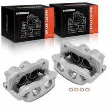 2 Pcs Front Brake Caliper with Bracket