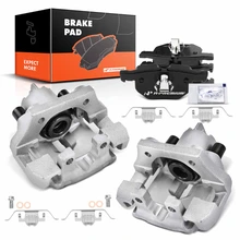 6 Pcs Rear Brake Calipers & Ceramic Brake Pads