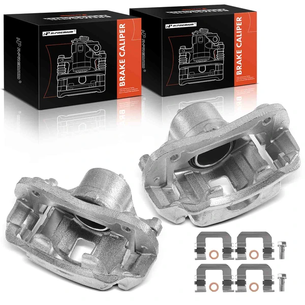 2-PC Brake Caliper, Front Driver & Passenger, 1-Piston, A-Premium APBC0331