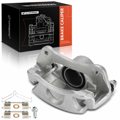 Front Driver or Passenger Brake Caliper with Bracket