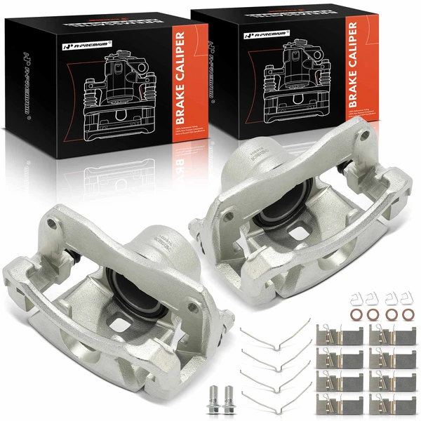 2-PC Brake Caliper, Front Driver & Passenger, 1-Piston, A-Premium APBC0405
