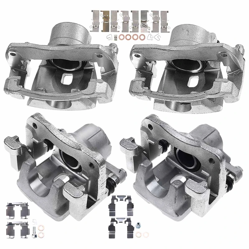 4 Pcs Front & Rear Disc Brake Calipers for Toyota Camry 2007-2012 ES350 2007-2011