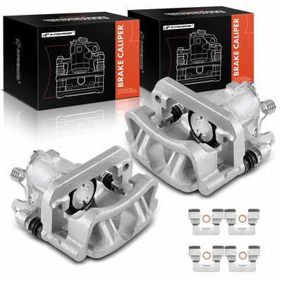 2 Pcs Rear Disc Brake Caliper with bracket