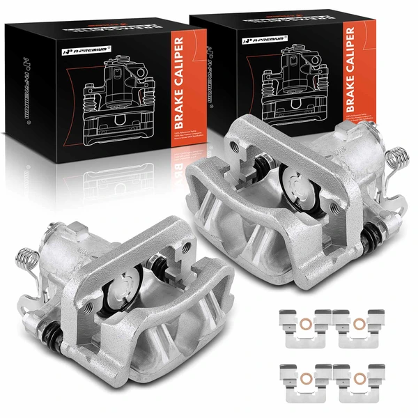 2-PC Brake Caliper, Rear Driver & Passenger, 1-Piston, A-Premium APBC3842
