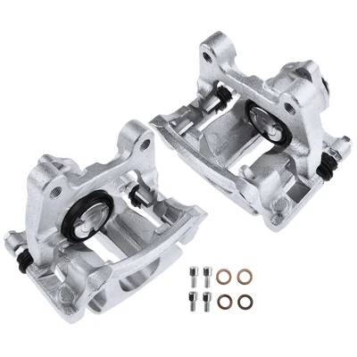 2 Pcs Rear Disc Brake Calipers with Bracket