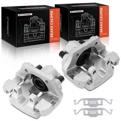 2 Pcs Rear Brake Caliper with Bracket
