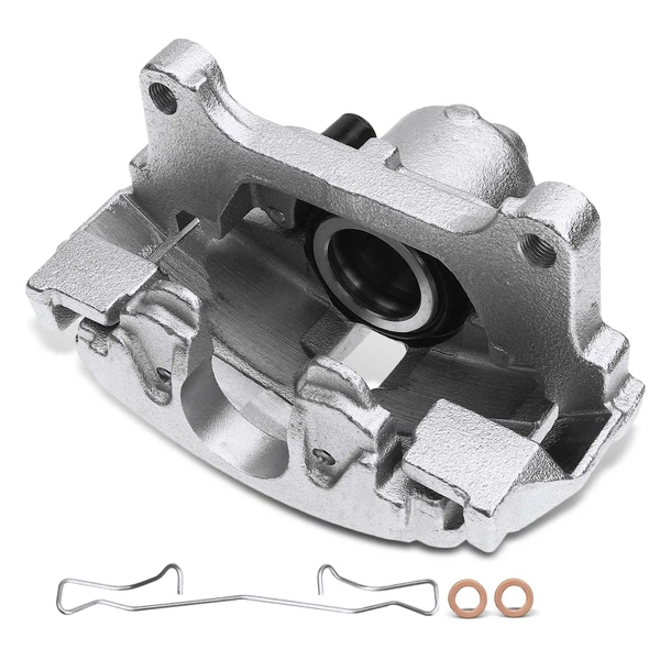 2008-2013 Audi A3 1-Pc Brake Caliper Front Left Driver Side 1-Piston A-Premium APBC2917