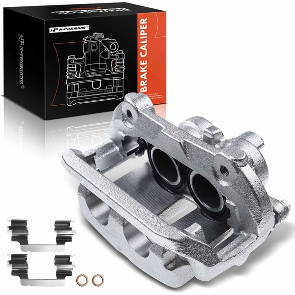 1-PC Brake Caliper, Front Right Passenger Side, 2-Piston, A-Premium APBC2586