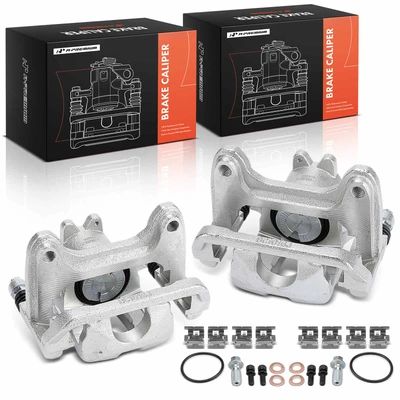 2 Pcs Rear Brake Caliper with 1-Piston