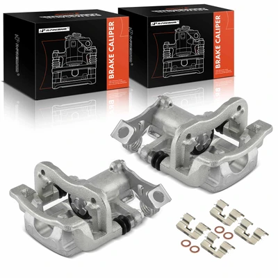 2 Pcs Rear Disc Brake Caliper with bracket