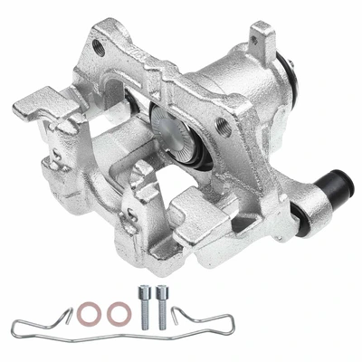 Rear Passenger Brake Caliper with Bracket