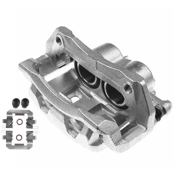 1-PC Brake Caliper, Front Left Driver Side, 2-Piston, A-Premium APBC1596