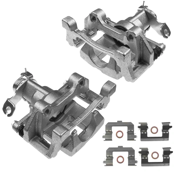 2015-2020 Ford Mustang 2-Pc Brake Caliper Rear Driver & Passenger 1-Piston A-Premium APBC1612