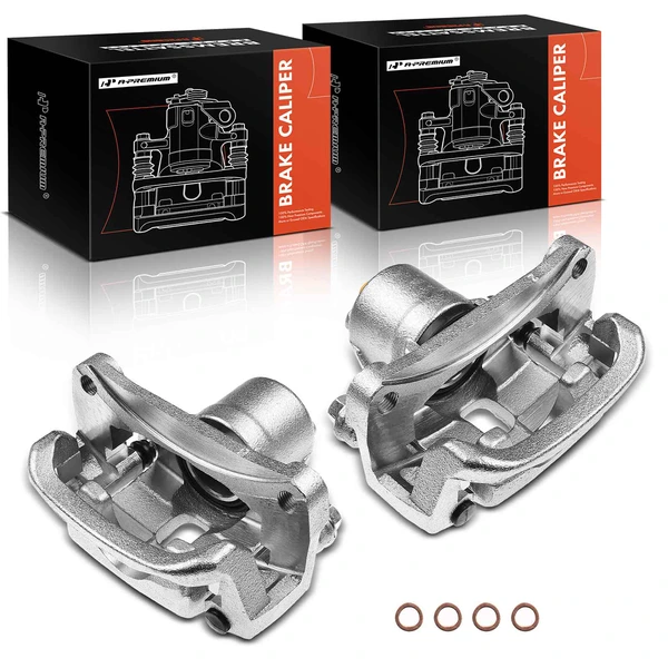 2015-2021 Toyota Tundra 2-Pc Brake Caliper Rear Driver & Passenger 1-Piston A-Premium APBC1630