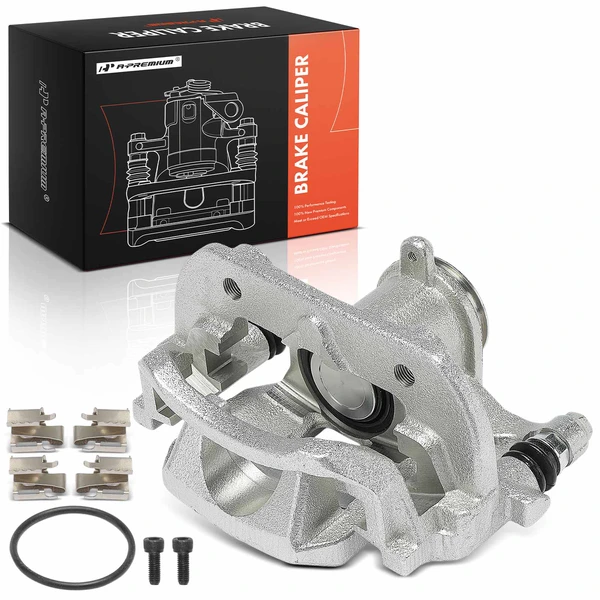 1-Pc Brake Caliper with Bracket Rear Right Passenger Side 1-Piston A-Premium APBC4525