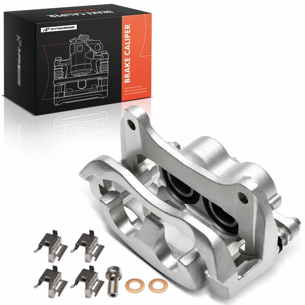 1-Pc Brake Caliper Front Right Passenger Side 2-Piston A-Premium APBC4614