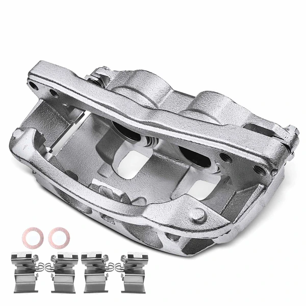 1-PC Brake Caliper, Front Left Driver Side, 2-Piston, A-Premium APBC1635