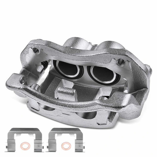 1-PC Brake Caliper, Front Left Driver Side, 2-Piston, A-Premium APBC2598