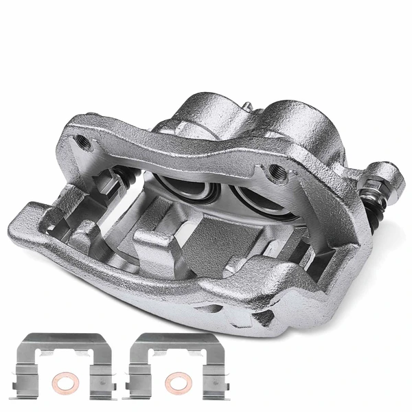 1-PC Brake Caliper, Front Right Passenger Side, 2-Piston, A-Premium APBC2525