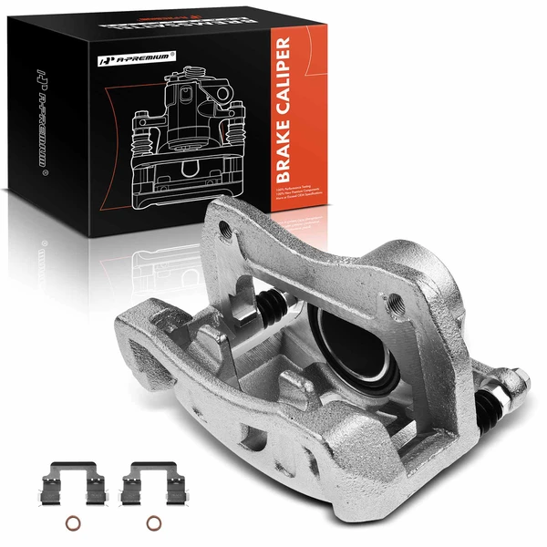 1-PC Brake Caliper, Front Right Passenger Side, 1-Piston, A-Premium APBC2600