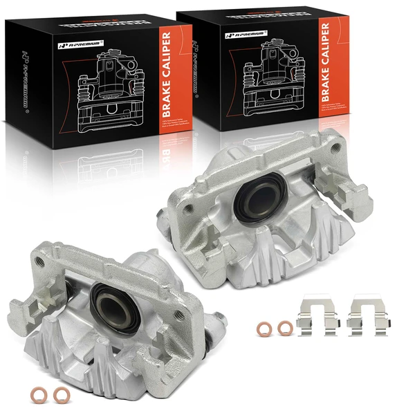 1999-2005 Pontiac Grand Am 2-Pc Brake Caliper Rear Driver & Passenger 1-Piston A-Premium APBC0313