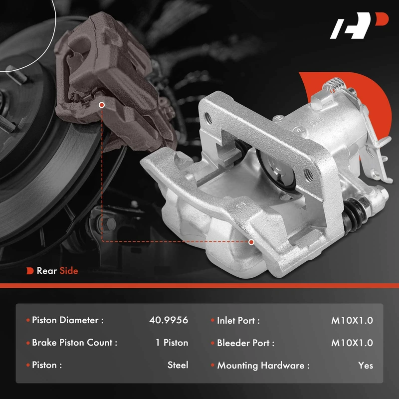 2-PC Brake Caliper, Rear Driver & Passenger, 1-Piston, A-Premium APBC3849