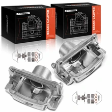 2 Pcs Front Brake Caliper with Bracket