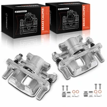 2 Pcs Rear Brake Caliper with Bracket