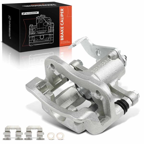 1-PC Brake Caliper, Rear Left Driver Side, 1-Piston, A-Premium APBC4404
