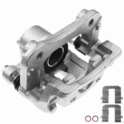 Rear Passenger Brake Caliper with Bracket