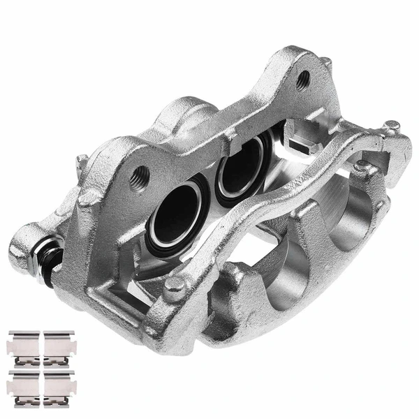 1-PC Brake Caliper, Front Left Driver Side, 2-Piston, A-Premium APBC2615