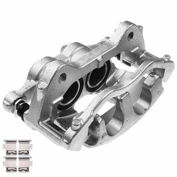 1-PC Brake Caliper, Front Right Passenger Side, 2-Piston, A-Premium APBC2616