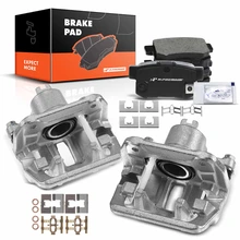 6 Pcs Rear Brake Calipers & Ceramic Brake Pads