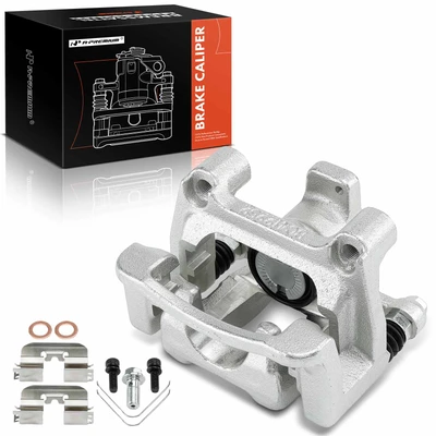 Rear Passenger Brake Caliper with Bracket