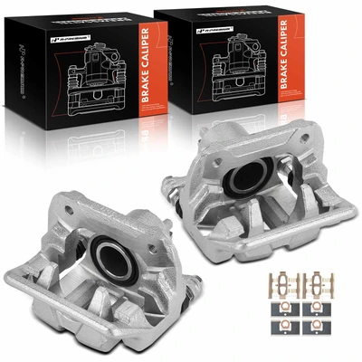 2 Pcs Rear Brake Caliper with Bracket