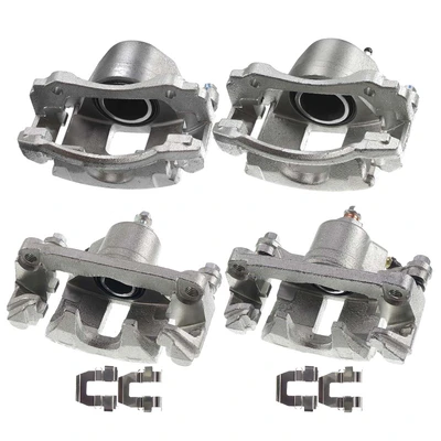 4 Pcs Front & Rear Disc Brake Calipers