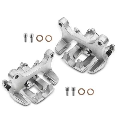 2 Pcs Rear Disc Brake Calipers with Bracket
