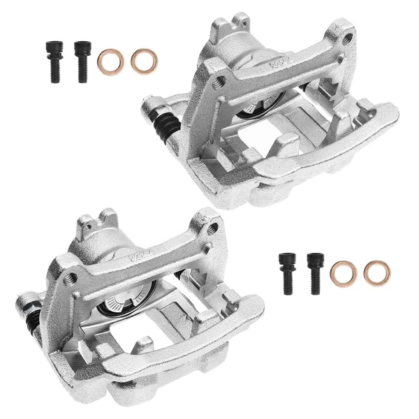 2 -Pc Brake Caliper Rear Driver & Passenger 1-Piston A-Premium APBC3214