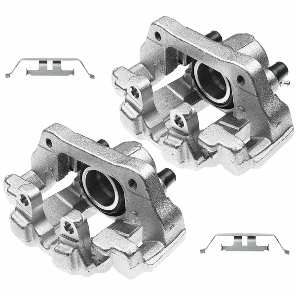 2 -Pc Brake Caliper Front Driver & Passenger 1-Piston A-Premium APBC2836