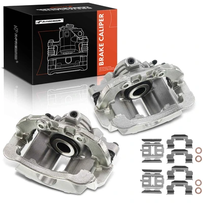2 Pcs Rear Brake Caliper with Bracket