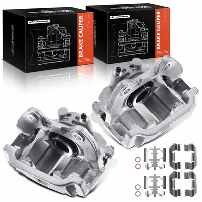2 Pcs Rear Brake Caliper with Bracket