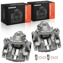 2002-2006 Audi A4 2pc Brake Caliper Rear Driver & Passenger Side 1-Piston A-Premium APBC4775