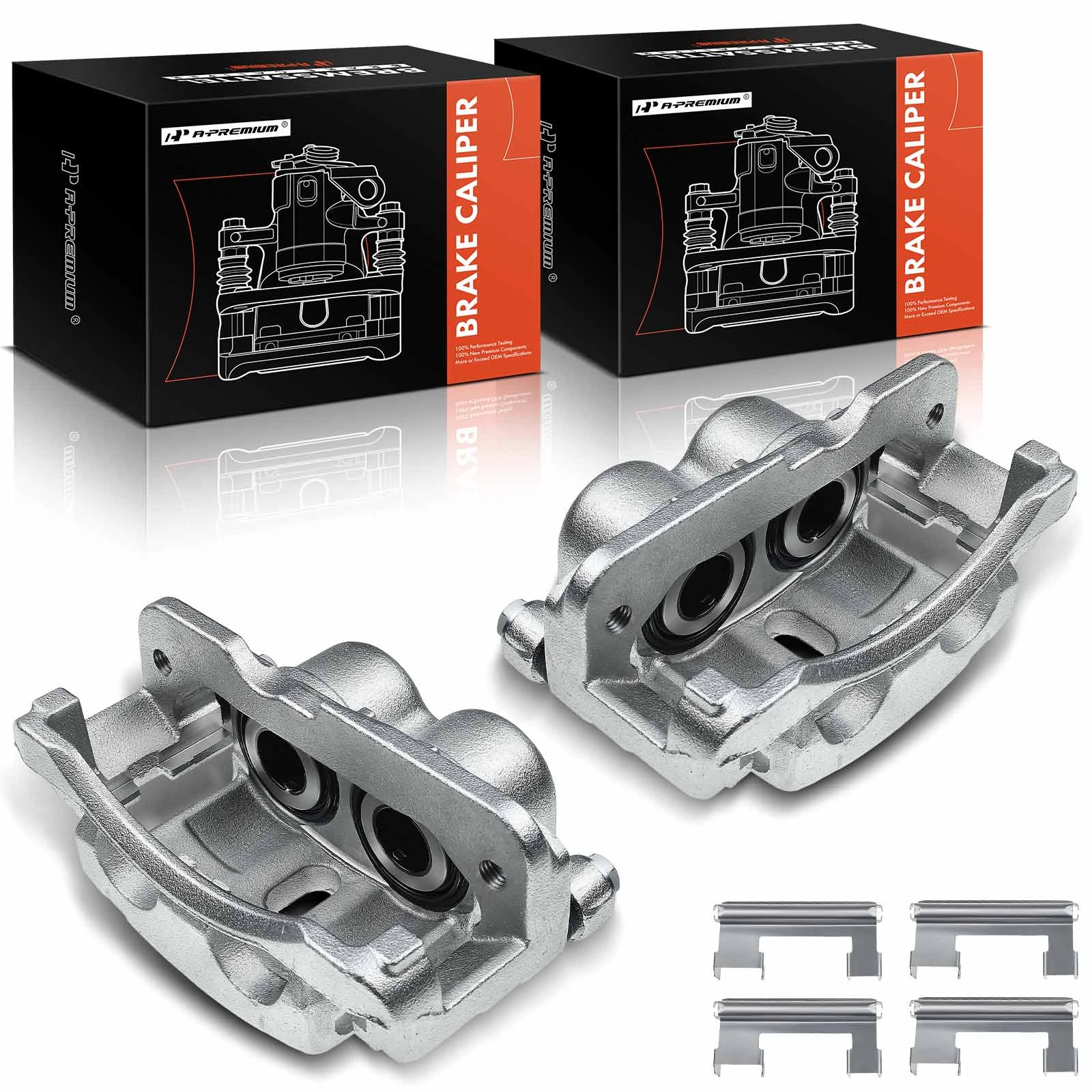 The A-premium 2-Pc Brake Caliper 2-Piston A-Premium APBC0154 Image 