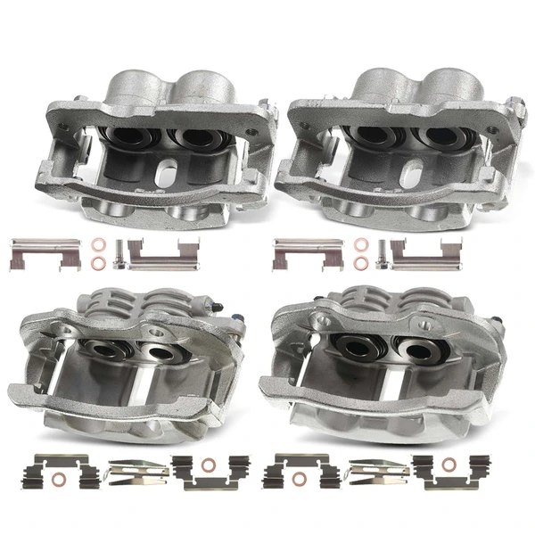 2000-2006 Chevrolet Tahoe 4-Pc Brake Caliper Front & Rear 2-Piston A-Premium APBC1385