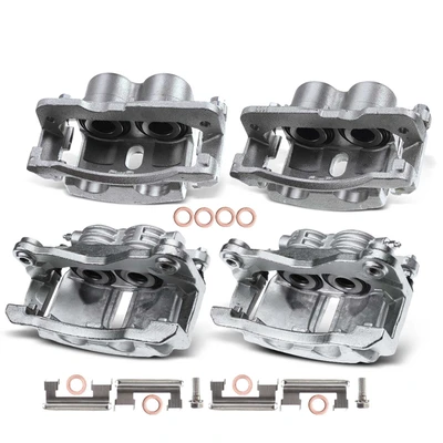 4 Pcs Front & Rear Disc Brake Calipers